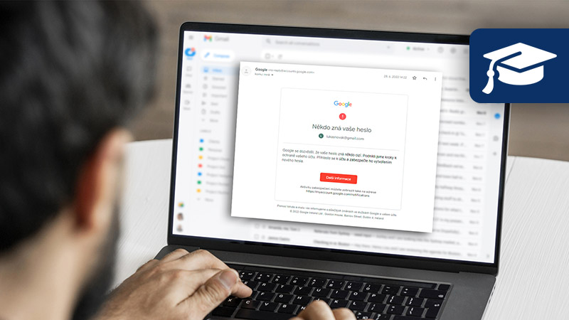 Heslo bylo prozrazeno - Gmail